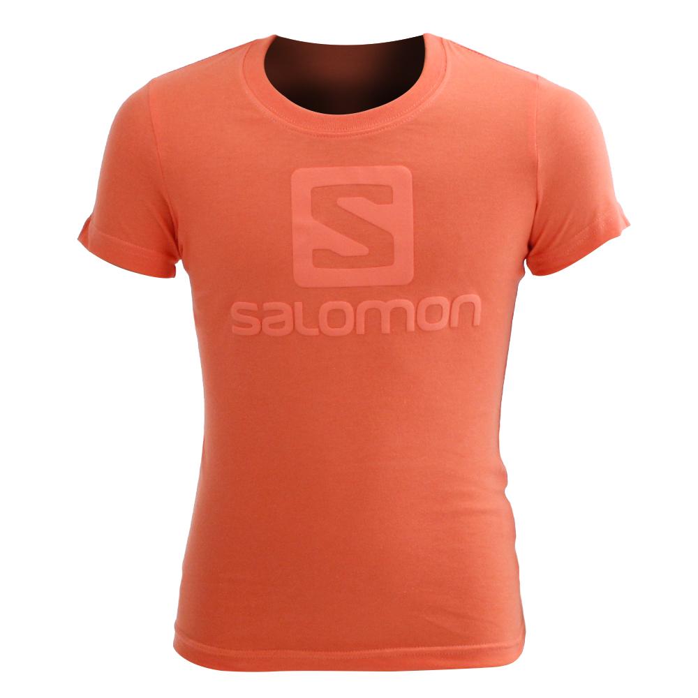 Salomon Israel WARRIOR SS G - Kids T shirts - Coral (UCML-06241)